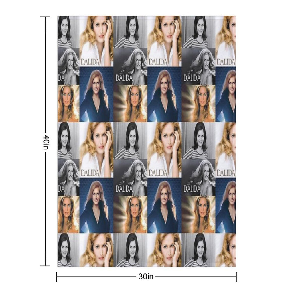 Dalida Collage Multi-functional Throw Blanket