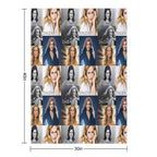 Dalida Collage Multi-functional Throw Blanket