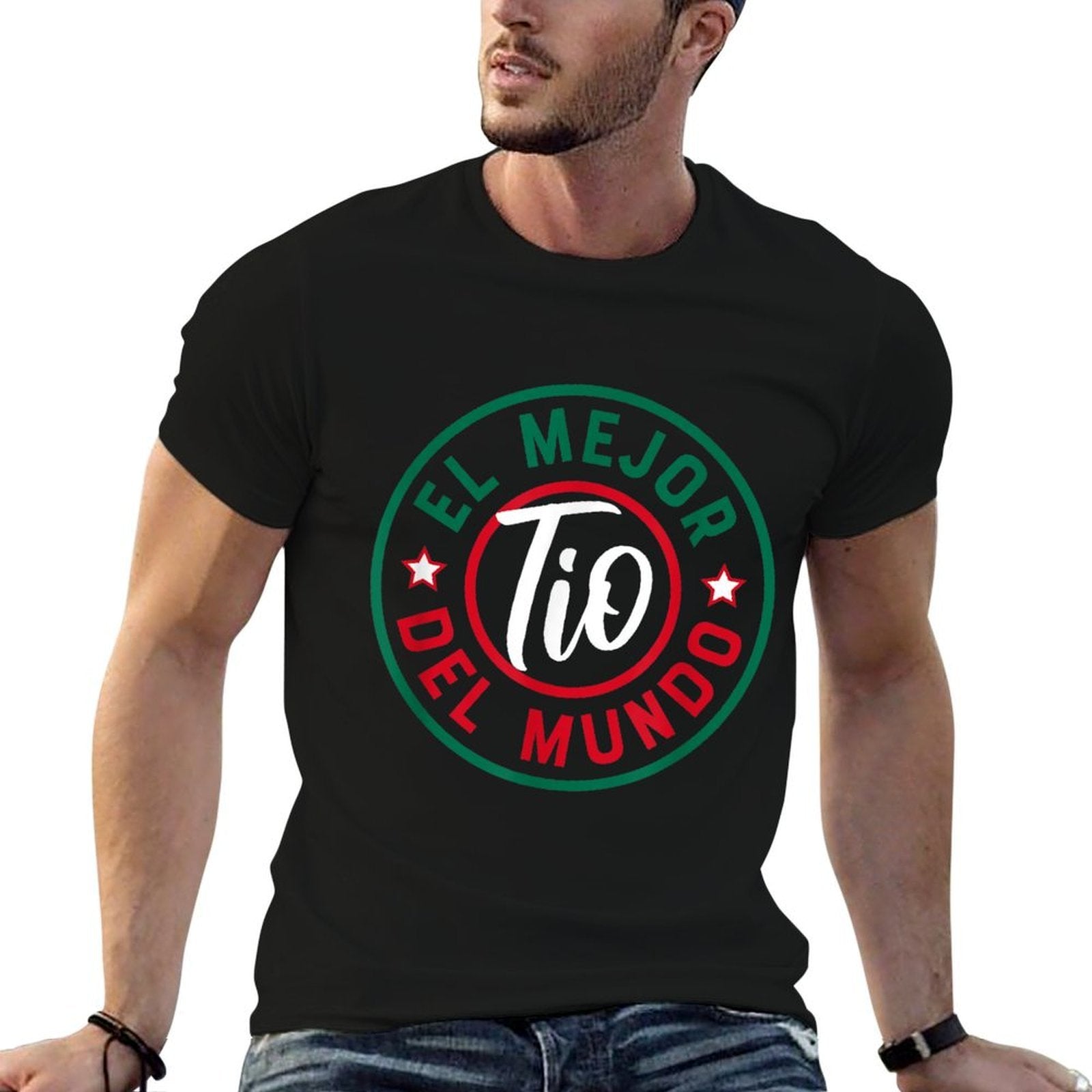 El Mejor Tio Del Mundo Fathers Day Gift  Affordable Price T-Shirt