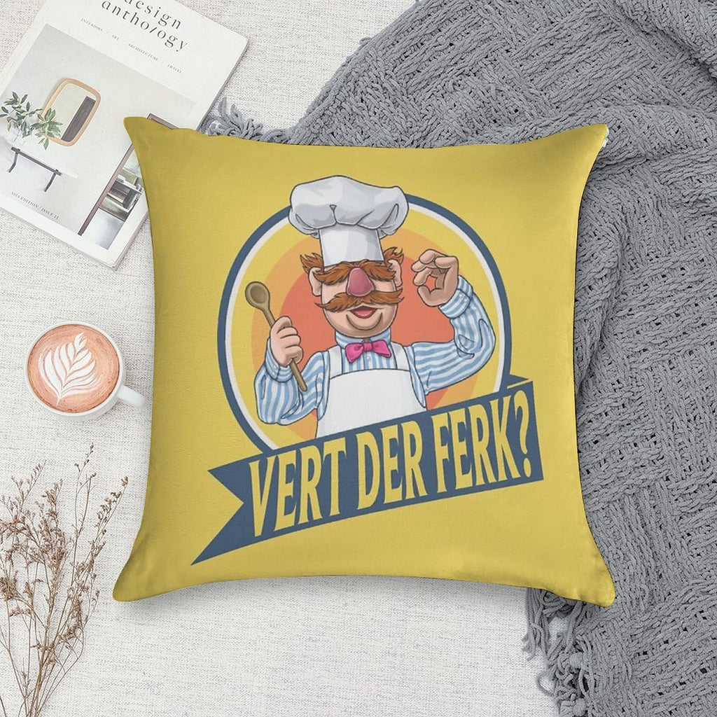 VERT DER FERK Soft High-Density Material Throw Pillow