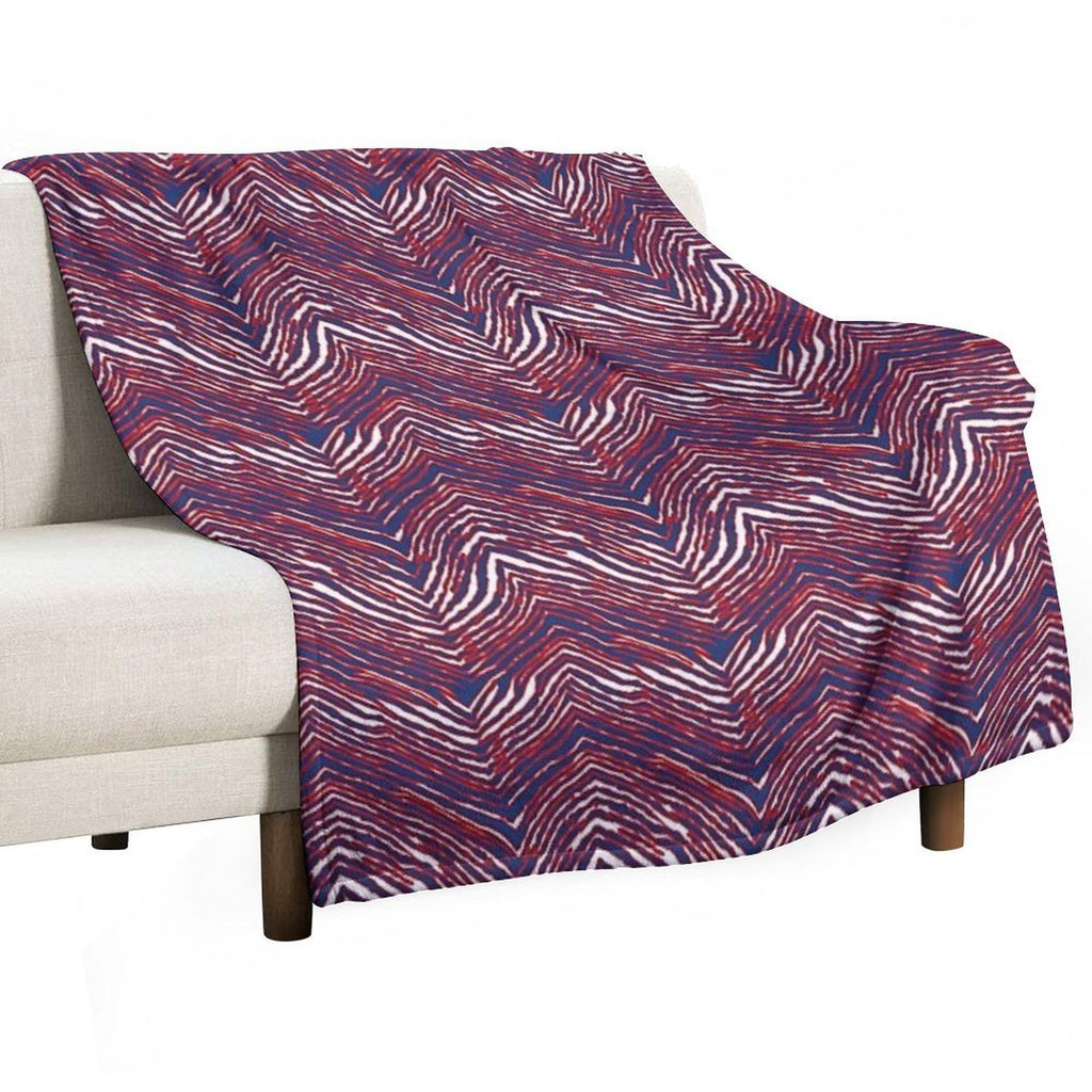 Buffalo ZigZag Pattern Gift-ready Throw Blanket