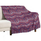 Buffalo ZigZag Pattern Gift-ready Throw Blanket