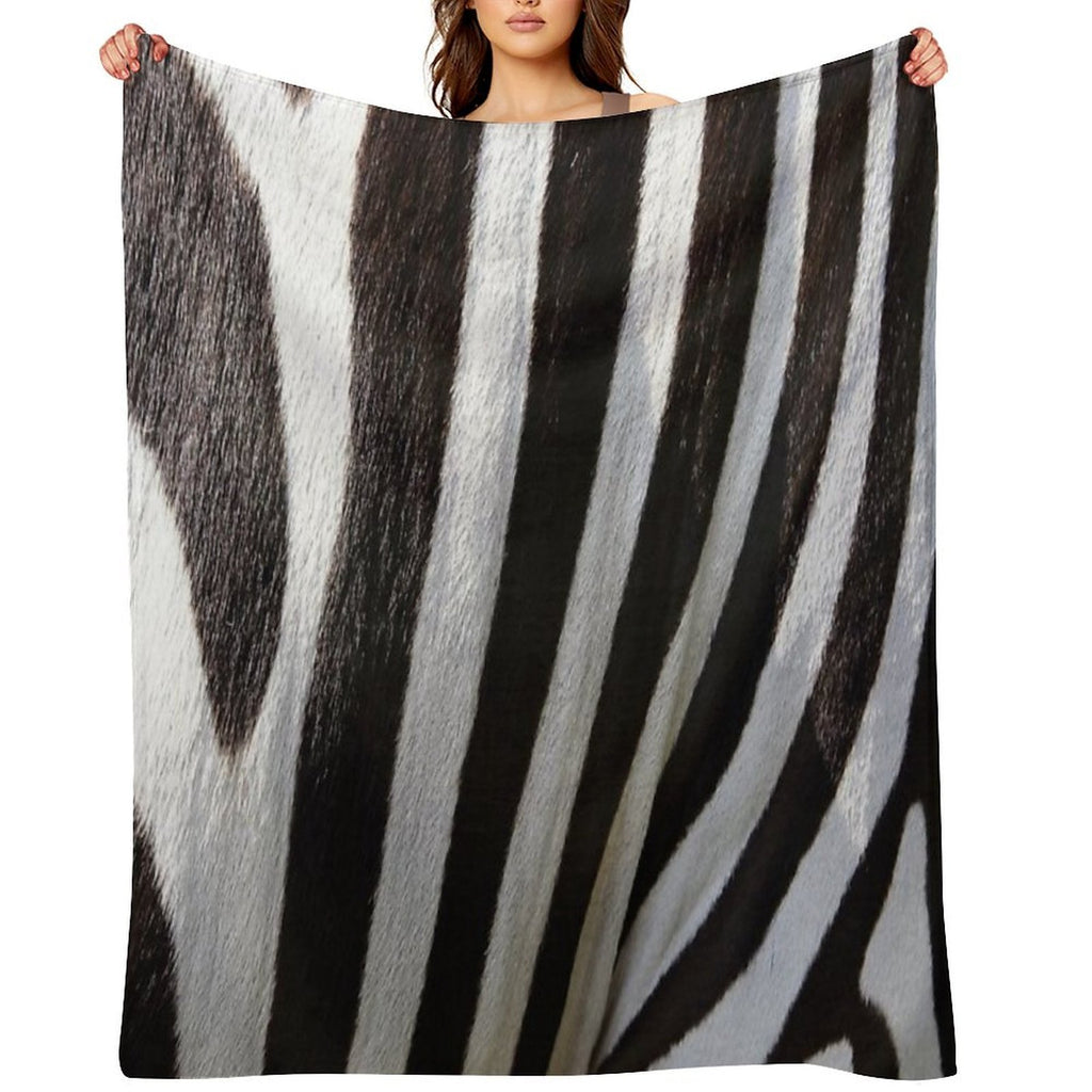 Zebra Premium Throw Blanket