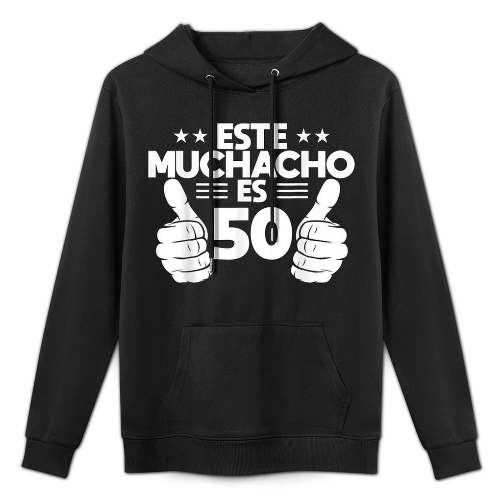 Este Muchacho Es 50 Year Old Birthday Spanish 50th Cool Adjustable Hood Hoodie