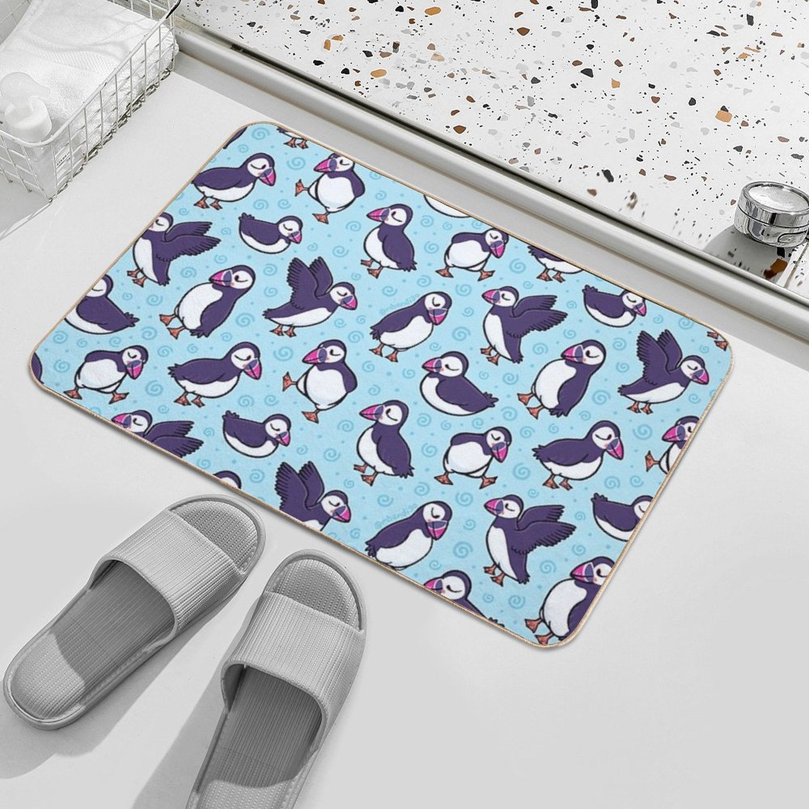 Tough Puffs  Rapid-Drying Bath Mat