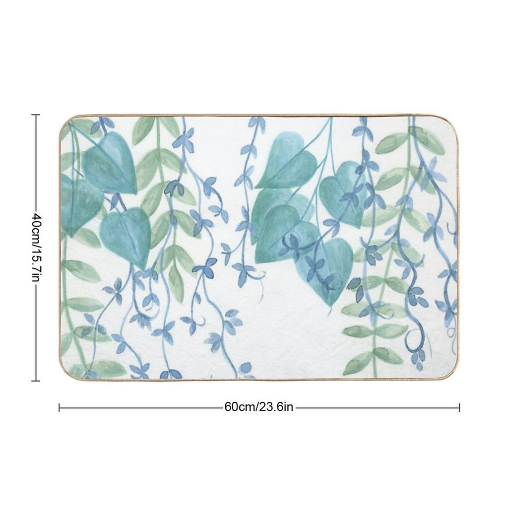 Vines And Leaves  Multi-Purpose Bath Mat