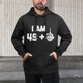 I Am 49 Plus Middle Finger Tshirt Funny 50th Birthday Gifts Versatile Streetwear Hoodie