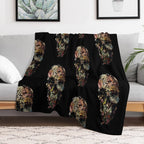 Smyrna Skull Lightweight Throw Blanket