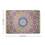Zellige Moroccan Mosaic Tilework, Traditional Moroccan Art  Easy Maintenance Bath Mat