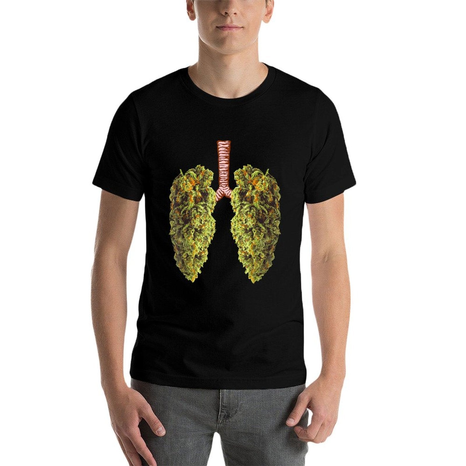 Funny Weed Lung Marijuana Bud - THC Lung  Versatile T-Shirt