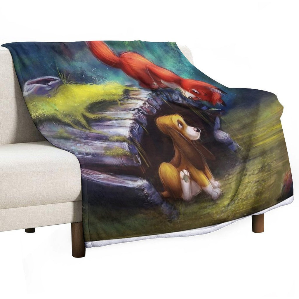 When You're The Best of Friends Plush Throw Blanket