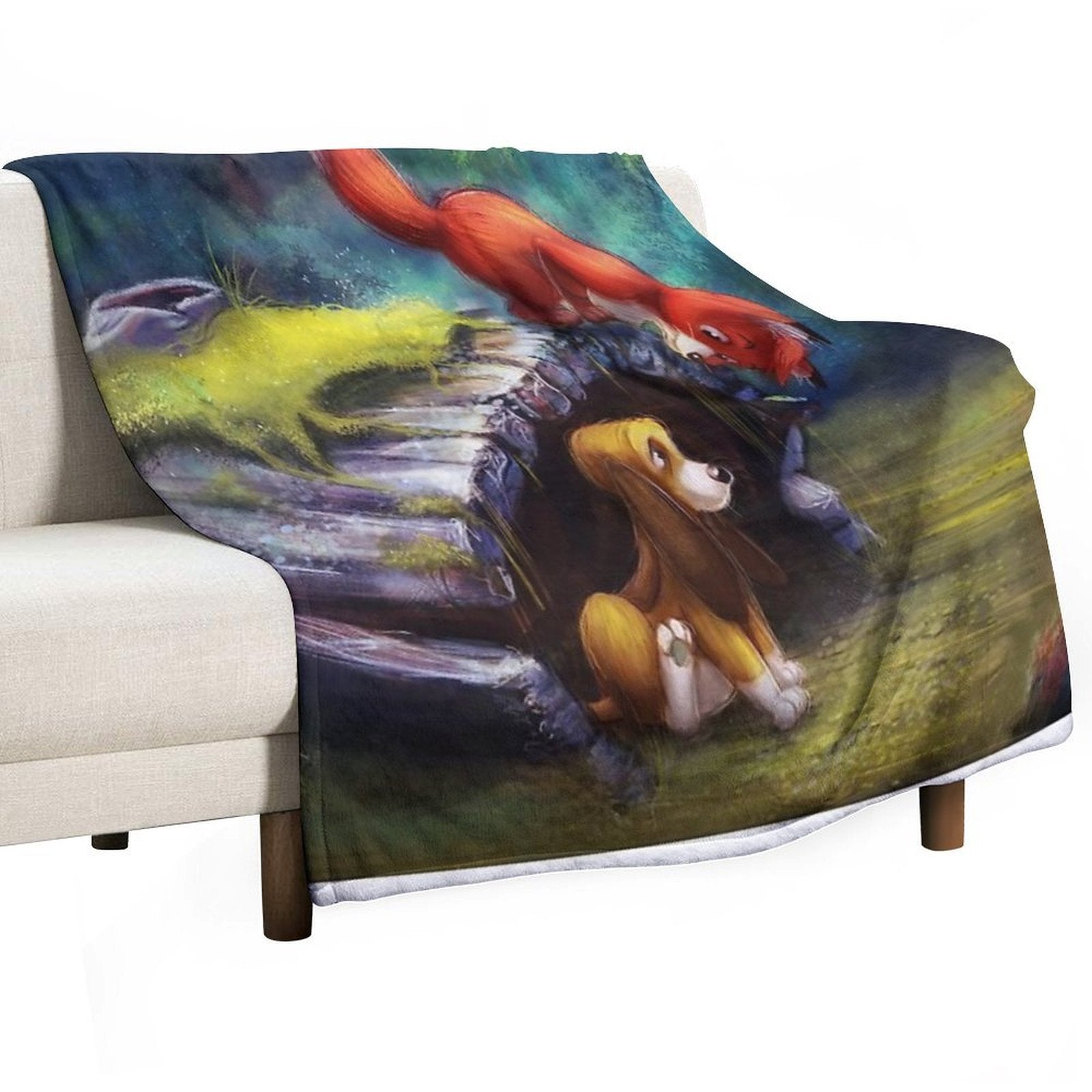 When You're The Best of Friends Plush Throw Blanket