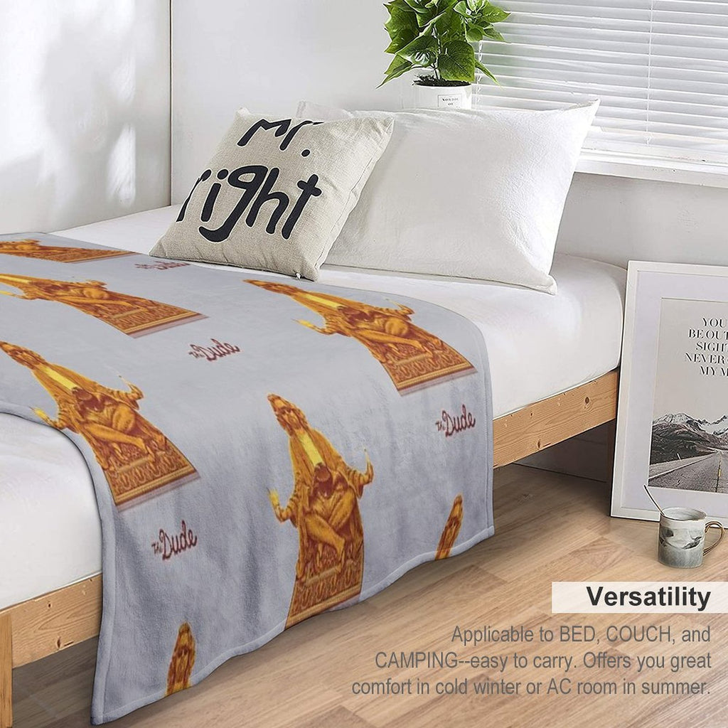 The Dude Budha The Big Lebowski Shrink-resistant Throw Blanket