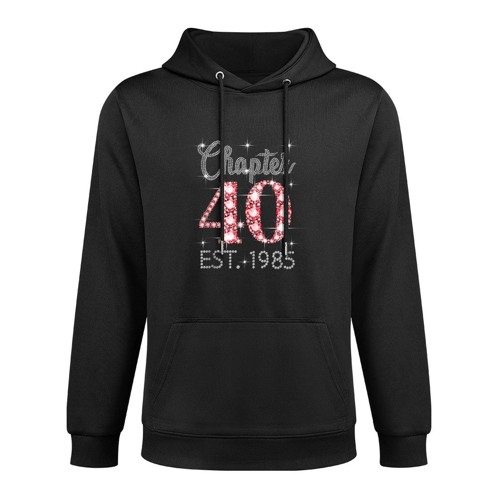 Chapter 40 EST 1985 Happy 40Th Birthday Girl Men Women Medium-Weight Fabric Hoodie