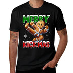 Merry Kickmas Taekwondo Karate Gingerbread Man Martial Arts  Affordable Price T-Shirt
