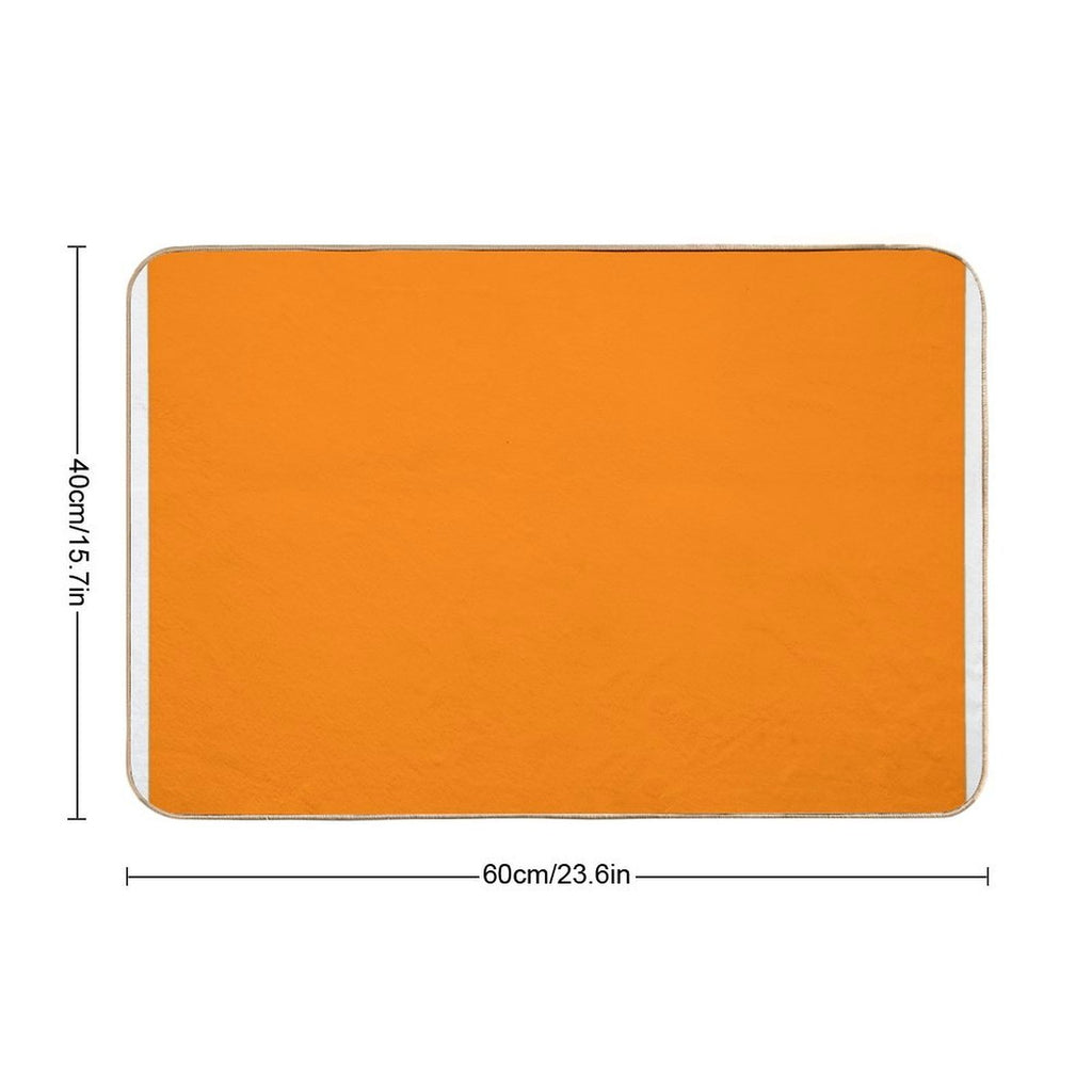 Orange Orange  Odorless Bath Mat