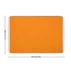 Orange Orange  Odorless Bath Mat