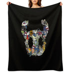 Hollow Crew (Mask) Shrink-resistant Throw Blanket