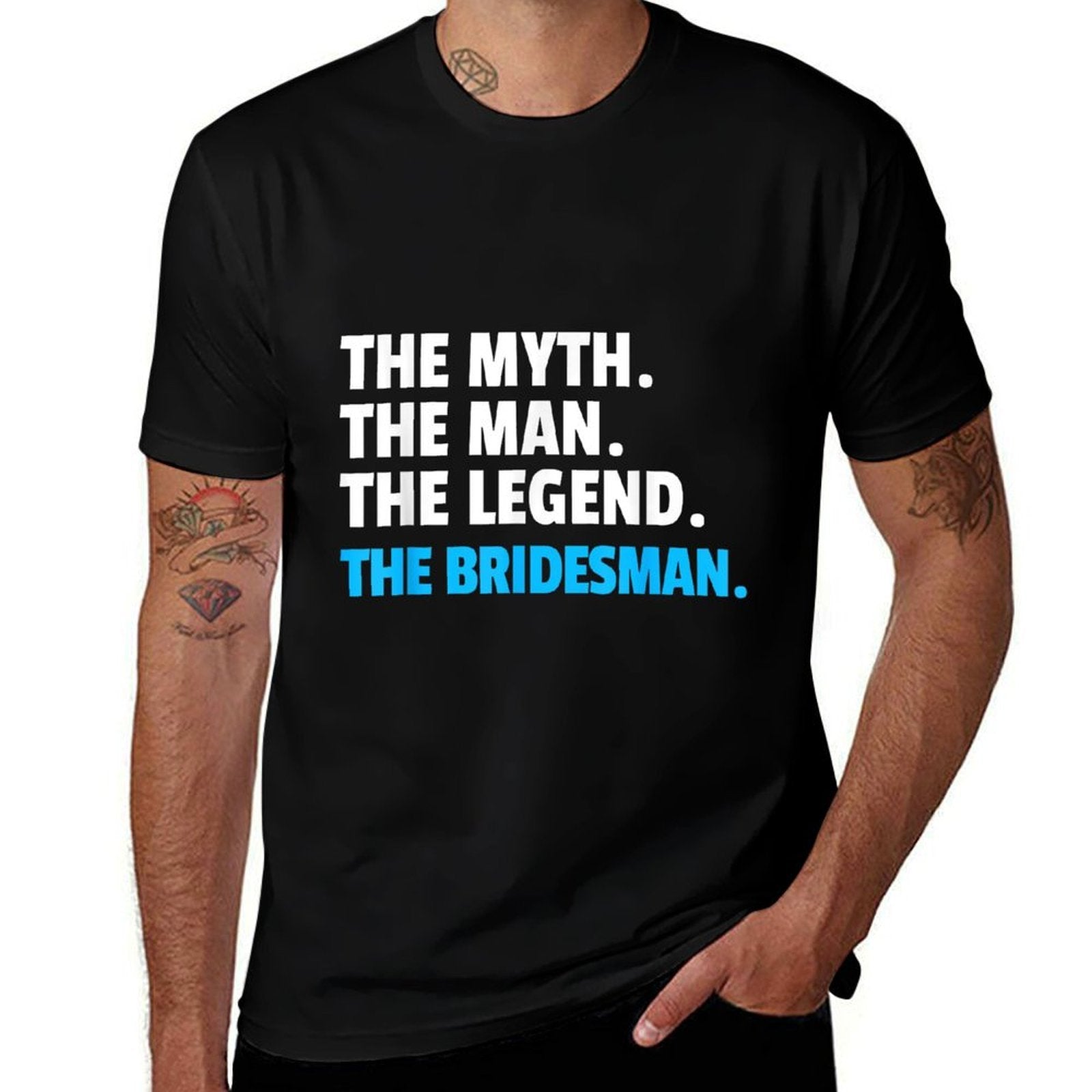 Bridesman  Bridesman  Trendy Pattern T-Shirt