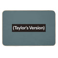 (Brackets)  Red Taylor’s Verson Inspired  Wall Art Home Decor  HECKINFAROUT  Easy Maintenance Bath Mat