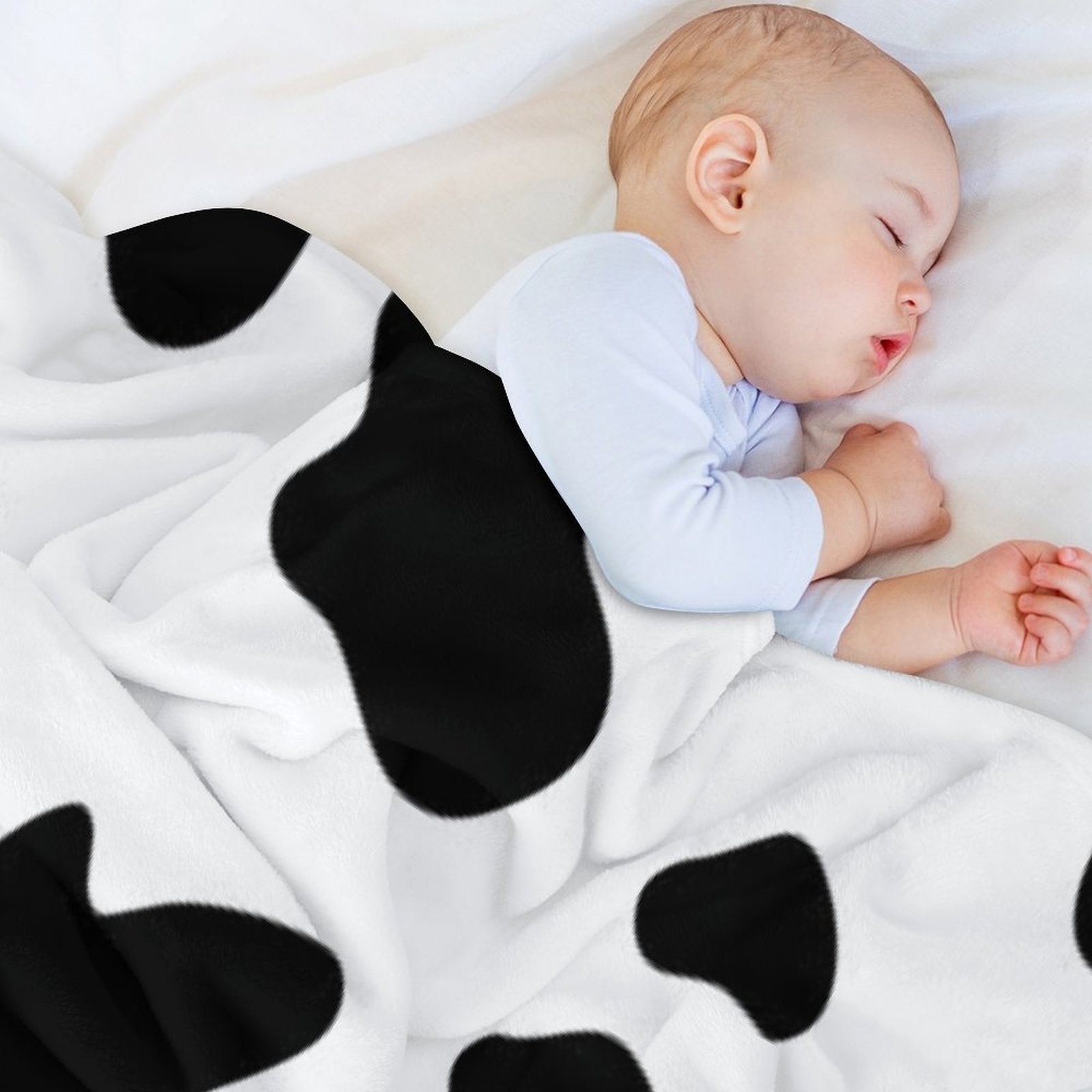 Cow Halloween Costume Multi-functional Throw Blanket