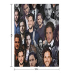 Kit Harington Collage Comfort Throw Blanket