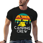 Camping Crew Cute Camper Boys Girls Kids Youth Toddler  Odor-resistant T-Shirt