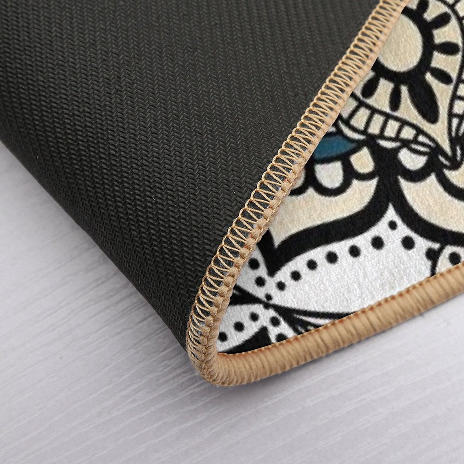 Vintage Mandala Patterns, Spiritual Patterns, Pattern for Meditating People, Cool And Vintage Patterns  Anti-Trip Bath Mat