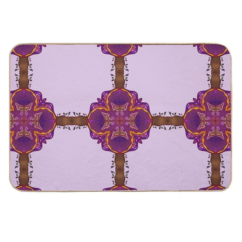 Butterfly Grove Durable Bath Mat