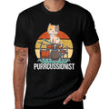Funny Percussion Drummer Drumming Drums Saying I Kitten Cat  Moisture-wicking T-Shirt