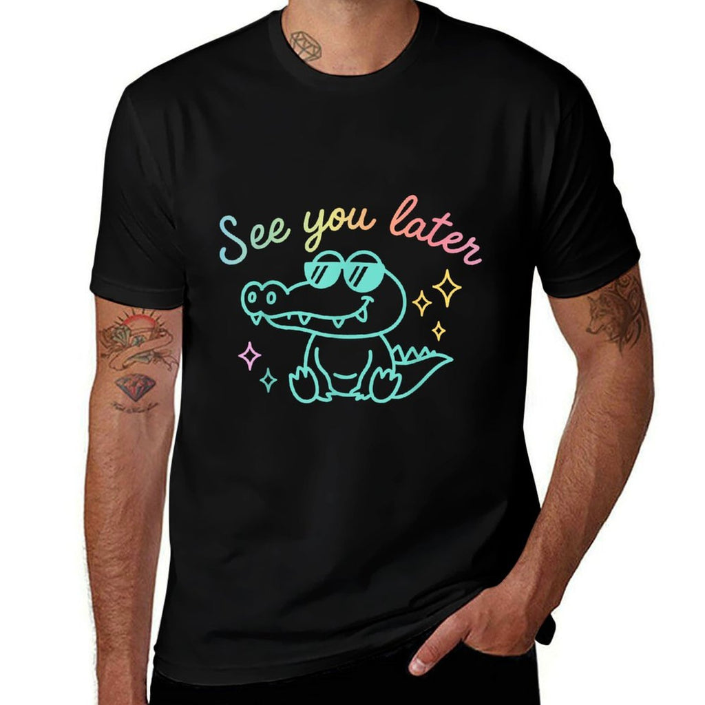 See You Later Teacher Funny Kid Alligator Last Day Of School  Classic T-Shirt