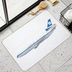 Wings In Uniform - DC-10 - Sabena - Belgian World Airlines 70s  Easy To Clean Bath Mat