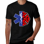 EMT Firefighter Firefighter Two Sided EMS Gift  Versatile T-Shirt