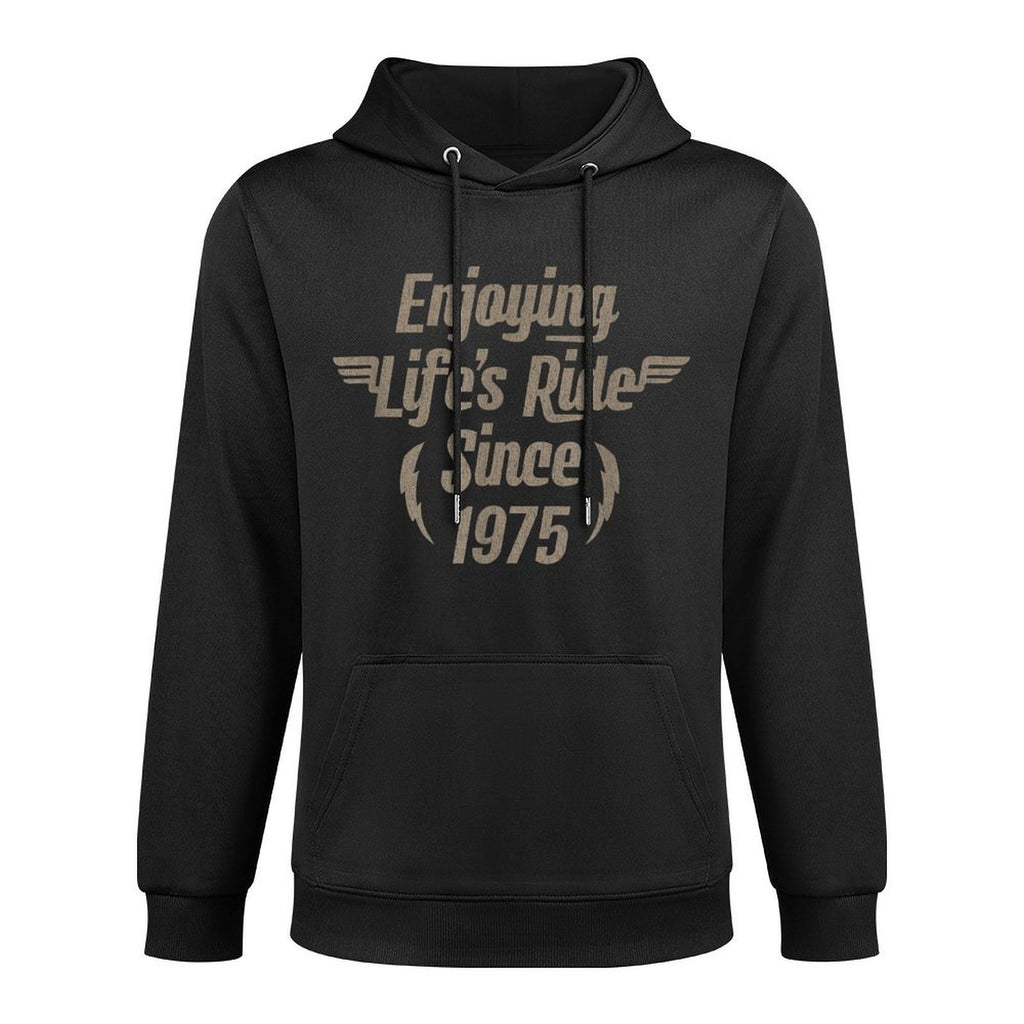 50 Year Old Motorcycle Rider Motorcyclist 1975 50th Birthday Pilling-Resistant Hoodie