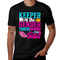 Touchdown Or Tutus Funny Keeper of Gender Baby Reveal Party  Relaxed-fit T-Shirt