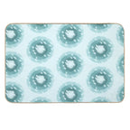 Watercolor Circles  Anti-Trip Bath Mat