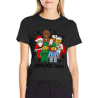 Christmas Building Bricks Santa Snowman Gingerbread Matching  Classic T-Shirt