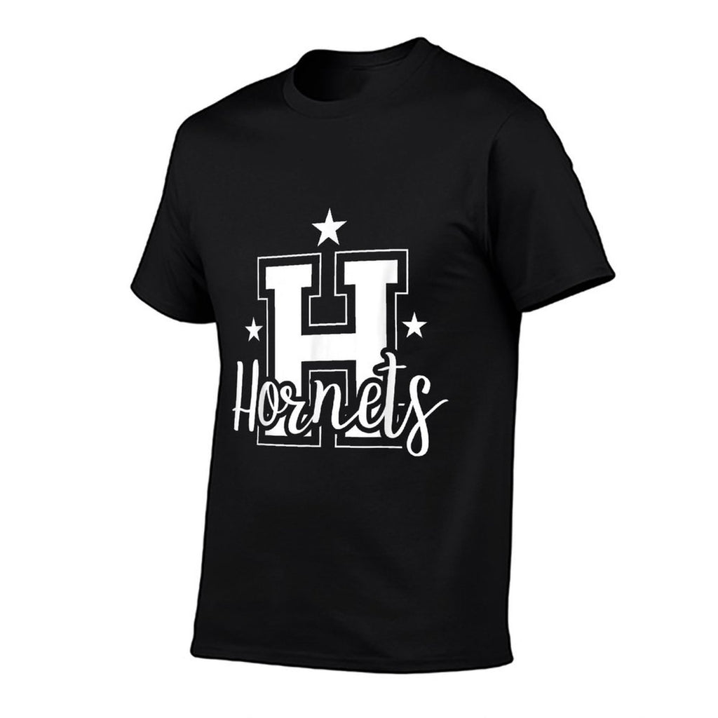 Schools Sports Mascot Hornets Team Fanatic Gift  Relaxed-fit T-Shirt