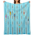 SWIMMERS Easy Care Throw Blanket