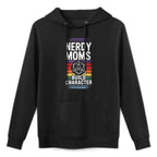 Nerdy Moms Build Character RPG Fantasy Game Lover Casual Wear Hoodie