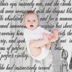 Pride And Prejudice Quote—Jane Austen Themed Wrinkle-free Throw Blanket