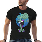 Mademark X SpongeBob SquarePants - Squidwards Playing Clarry The Clarinet  Oversized Silhouette T-Shirt