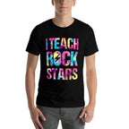 I Teach Rockstars Funny Music Teacher Back to School for Men Women Girls Kids  Summer-ready Fabric T-Shirt