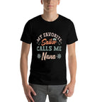 My Favorite Sailor Calls Me Nana Funny Sailing Grandma Retro  Summer-ready Fabric T-Shirt