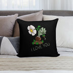 Plants Vs Zombies -  I Love You Soft Home Decor Throw Pillow