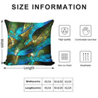 Peacock Impressions Soft Decorative Cover Throw Pillow