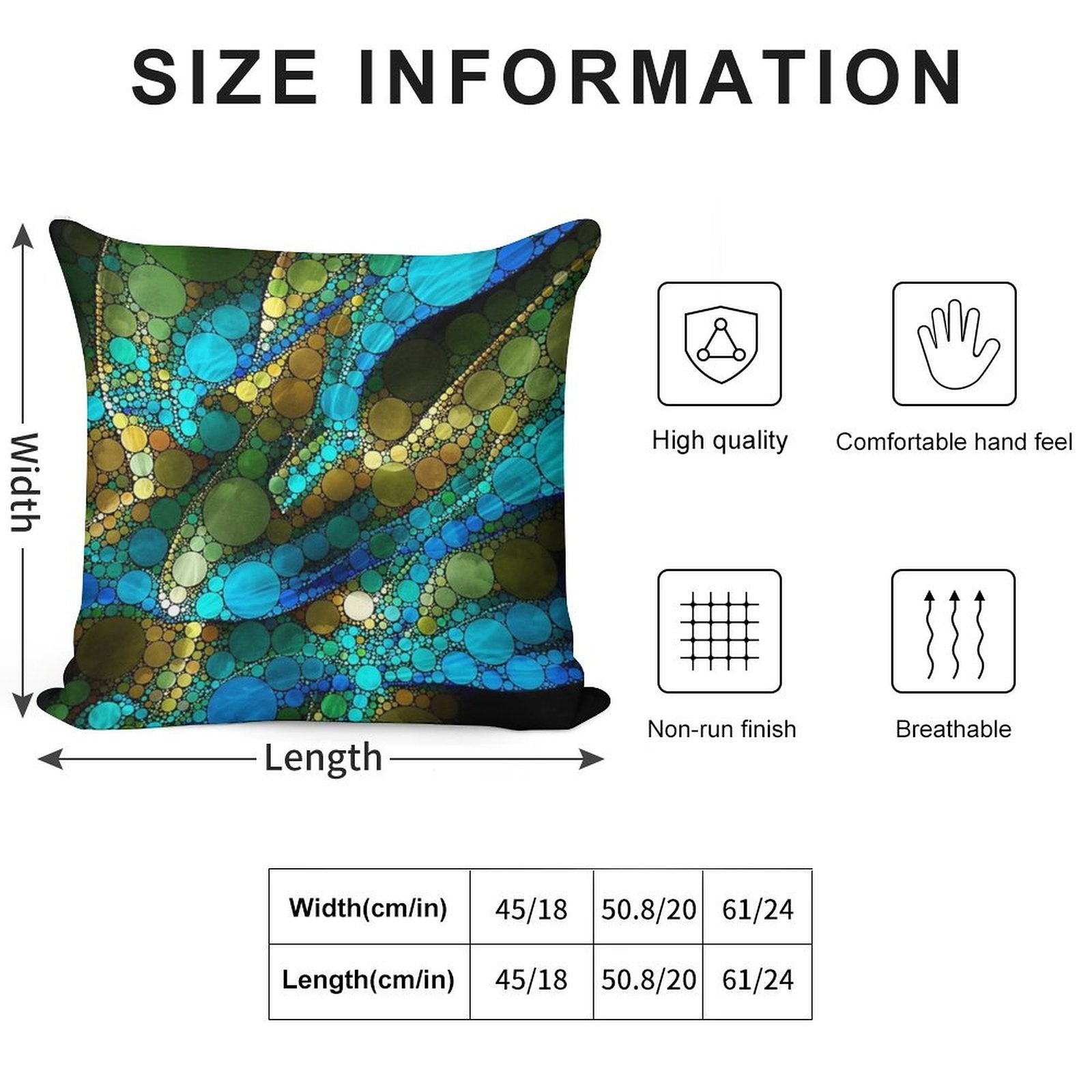 Peacock Impressions Soft Decorative Cover Throw Pillow