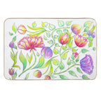 Flower Pattern  Non-Slip Bath Mat