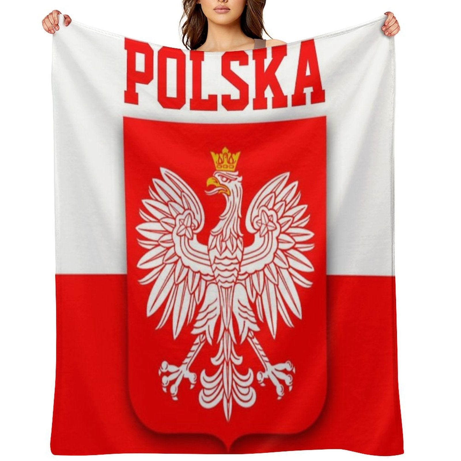 Poland Polska Polish Flag Versatility Throw Blanket
