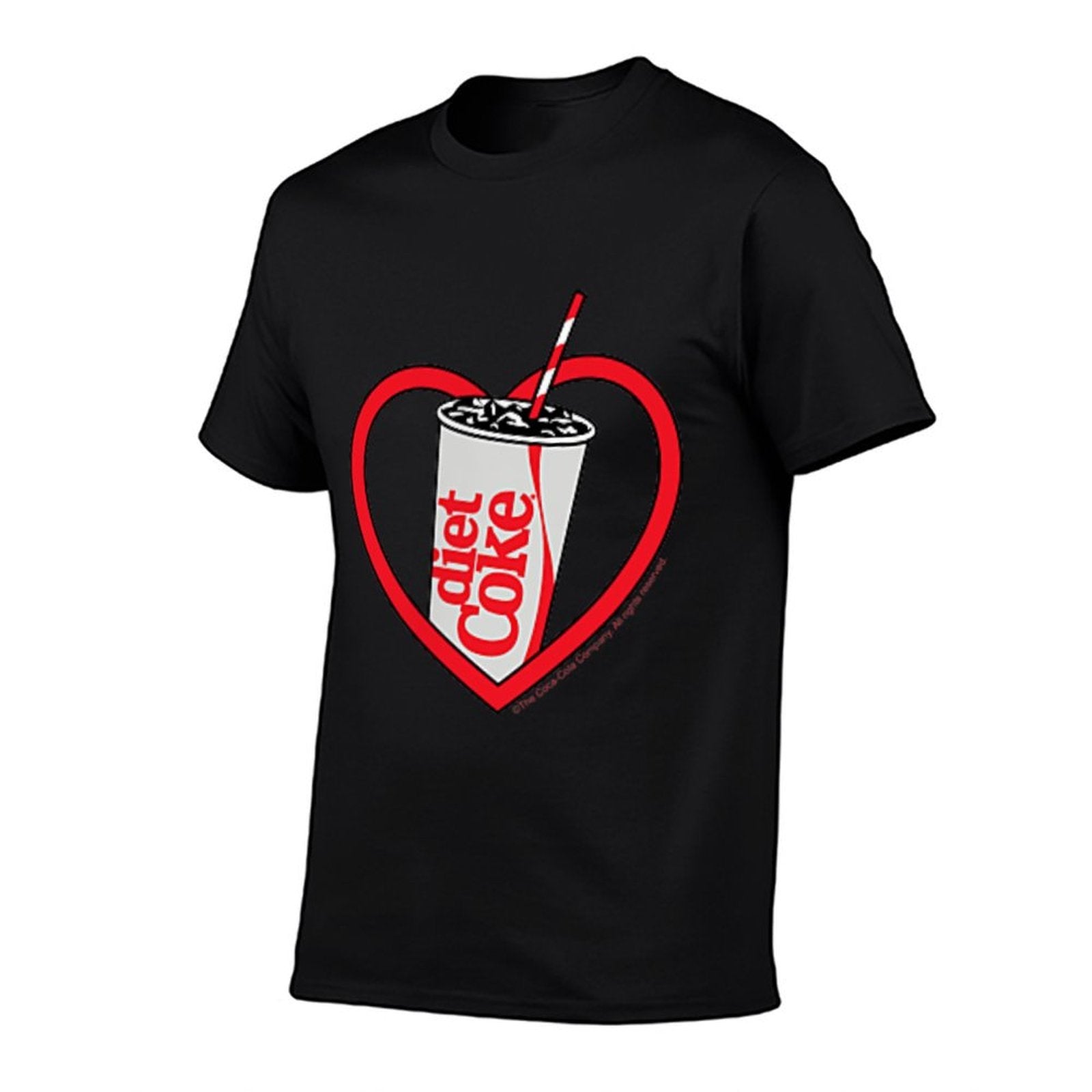 Coca-Cola - Diet Coke Heart  Wrinkle-resistant T-Shirt